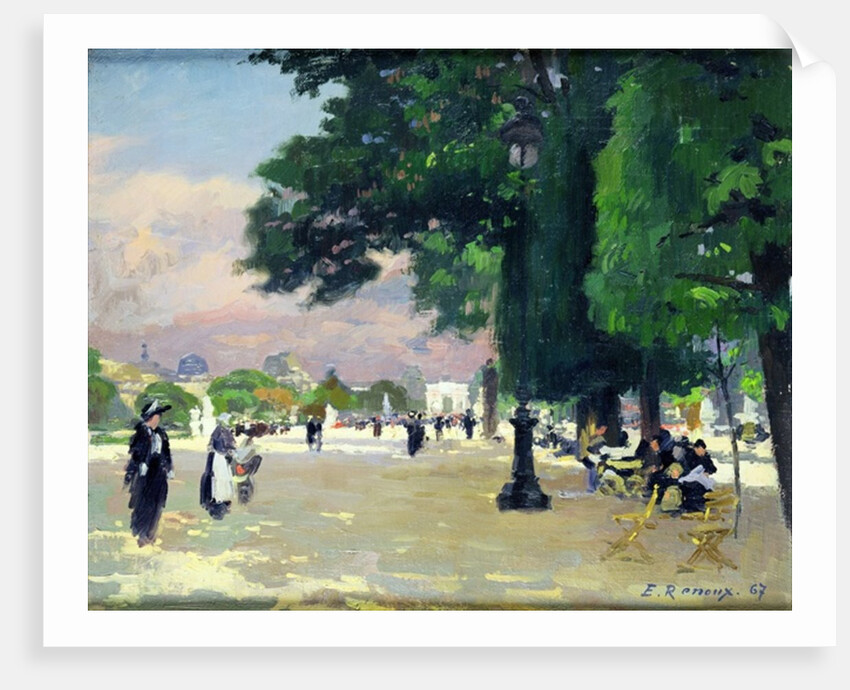 The Tuileries by Jules Ernest Renoux
