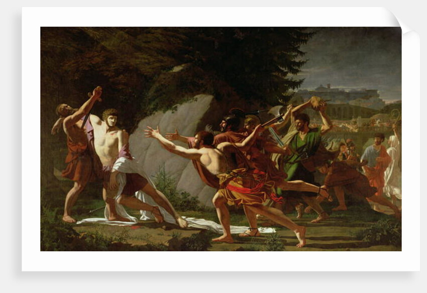 Death of Gaius Gracchus 1792-97 by Francois Jean-Baptiste Topino-Lebrun