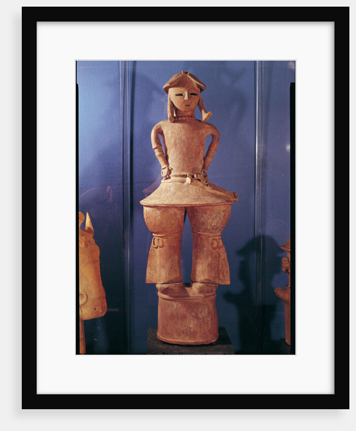 Haniwa figure, 250-550 by School Japanese