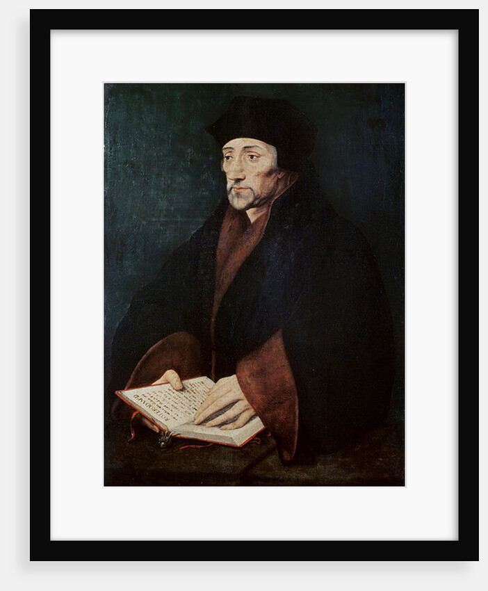 Portrait of Desiderius Erasmus of Rotterdam by Hans Holbein the Younger