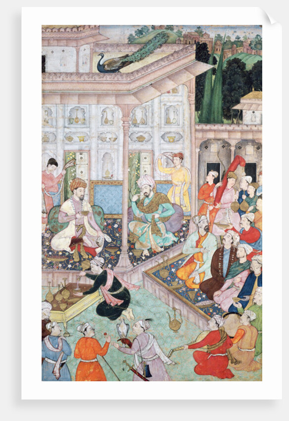 Meeting between Babur and Bedi Az Zaman Mirza, 16th-17th century by School Indian