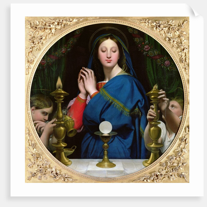The Virgin of the Host, 1854 by Jean Auguste Dominique Ingres