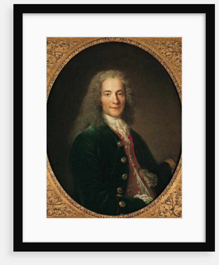 Portrait of Voltaire after 1718 by Nicholas de Largilliere