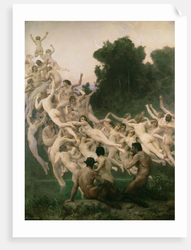 The Oreads, 1902 by William-Adolphe Bouguereau