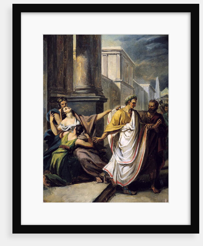 Julius Caesar on his way to the Senate on the Ides of March by Abel de Pujol