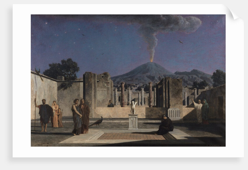 Ruins of Pompeii, 1866 by Paul Alfred de Curzon
