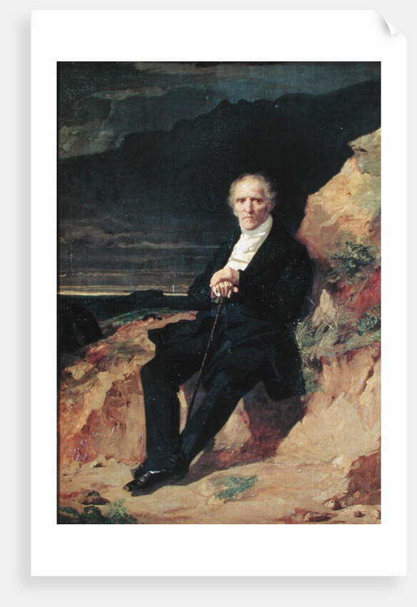 Portrait of Charles Fourier by Jean Francois Gigoux