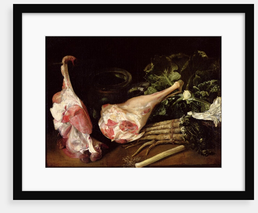 Kitchen Table, Still Life by Michel-Honore (attr. to) Bounieu