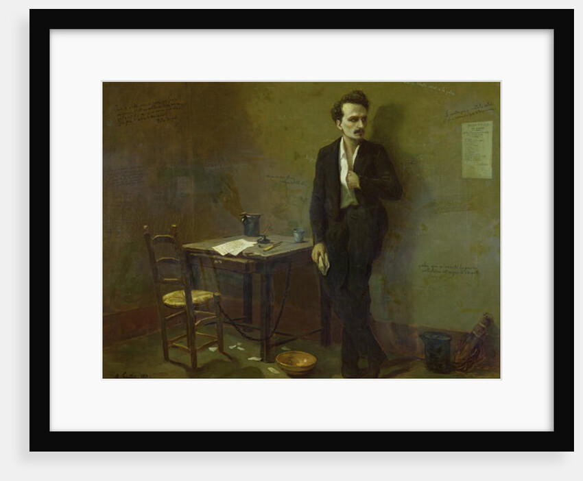 Henri Rochefort in Mazas Prison, 1871 by Armand-Desire Gautier