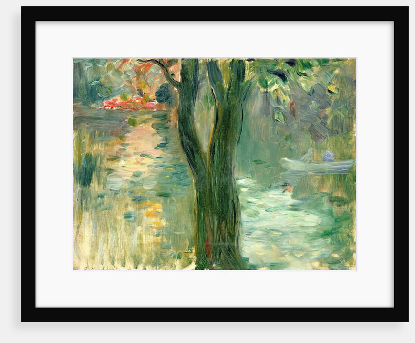 Sunset over the Lake, Bois de Boulogne, 1894 by Berthe Morisot