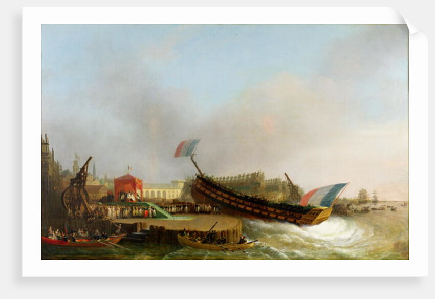 Napoleon and Marie-Louise at the Launch of 'The Friedland' at Antwerp, 2nd May 1810 by Mathieu Ignace van Bree