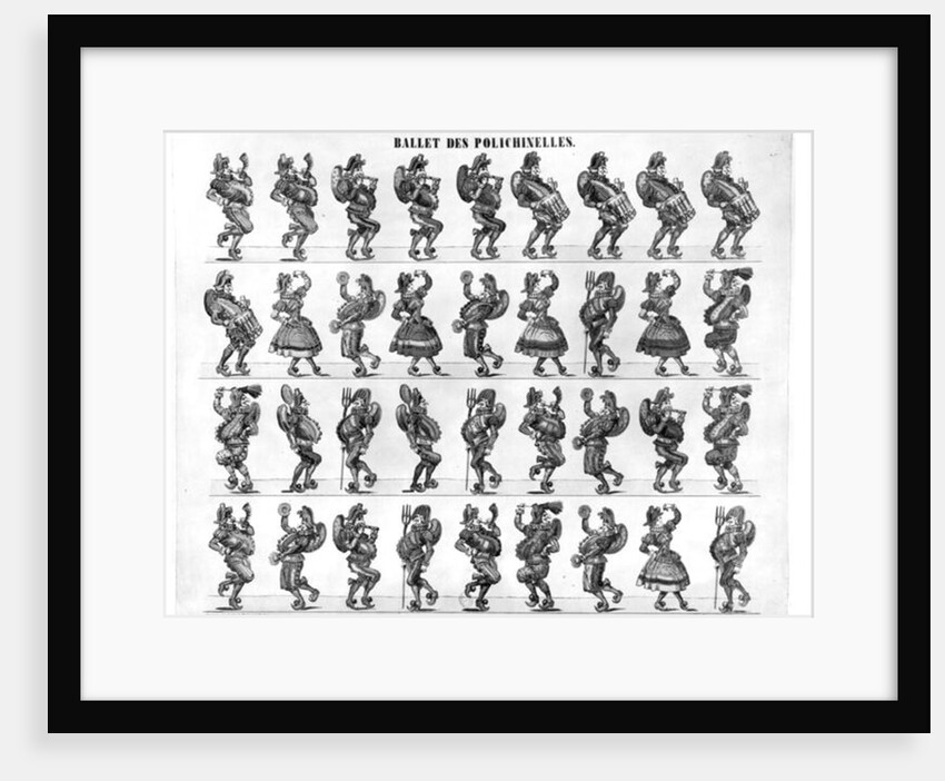 Ballet of the Polichinelles by French School