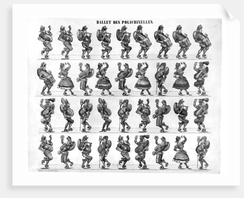 Ballet of the Polichinelles by French School