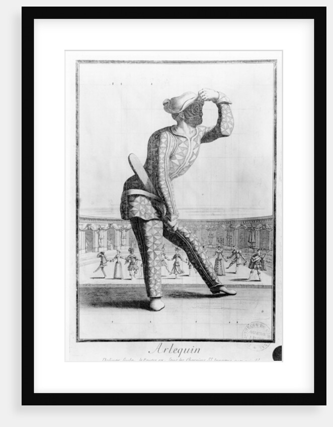 Harlequin by Antoine Le Pautre