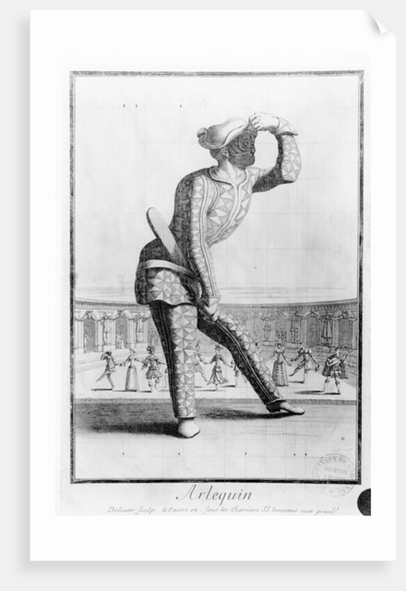 Harlequin by Antoine Le Pautre