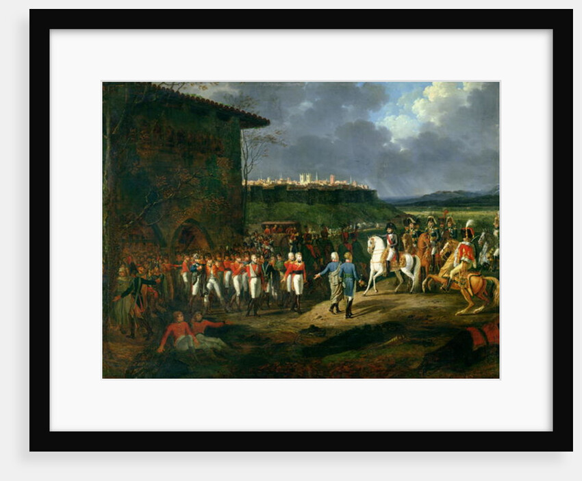 The English Prisoners at Astorga Being Presented to Napoleon Bonaparte in 1809, 1810 by Hippolyte Lecomte