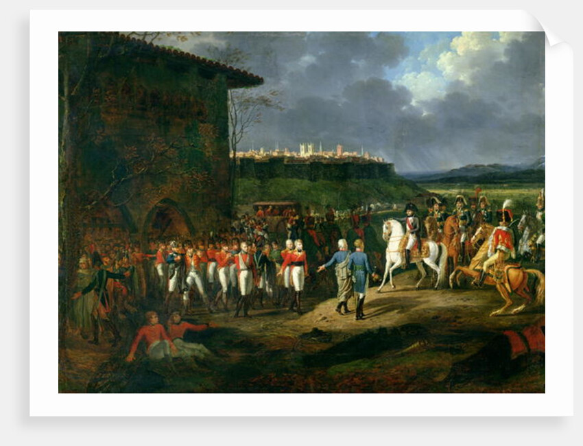 The English Prisoners at Astorga Being Presented to Napoleon Bonaparte in 1809, 1810 by Hippolyte Lecomte