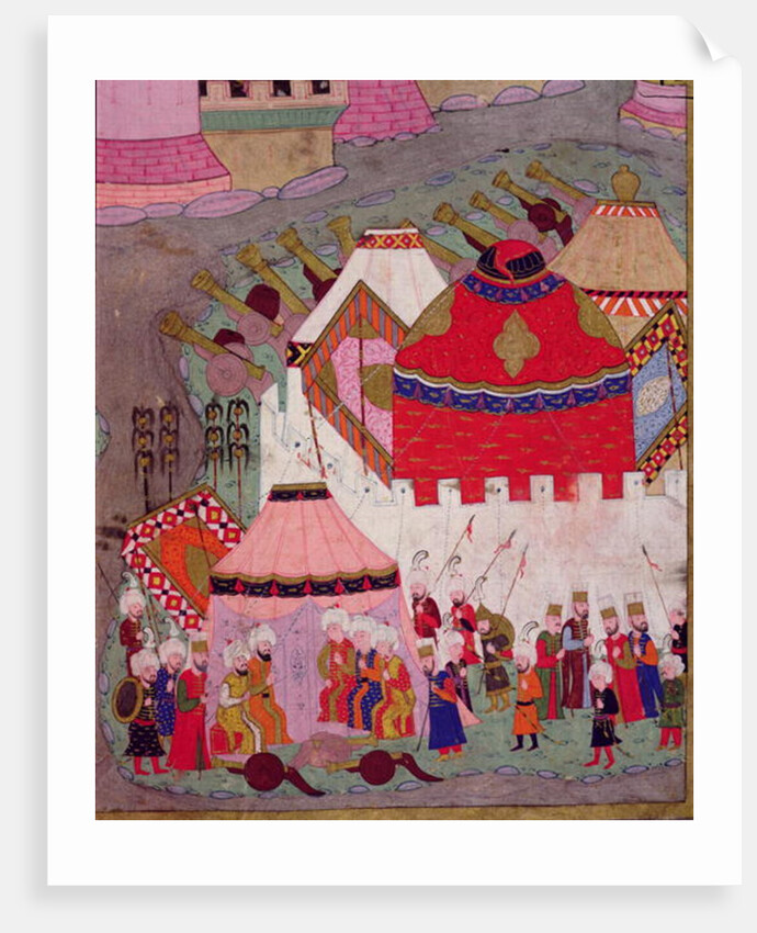 TSM H.1524 Siege of Vienna by Suleyman I the Magnificent, in 1529 by Islamic School