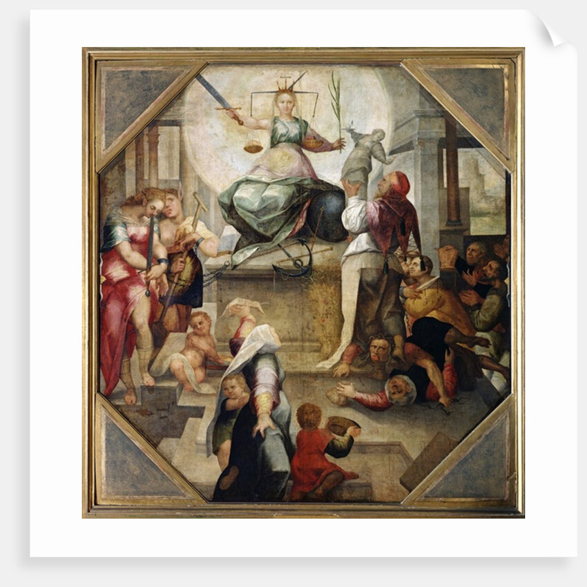 Justice by Domenico Beccafumi