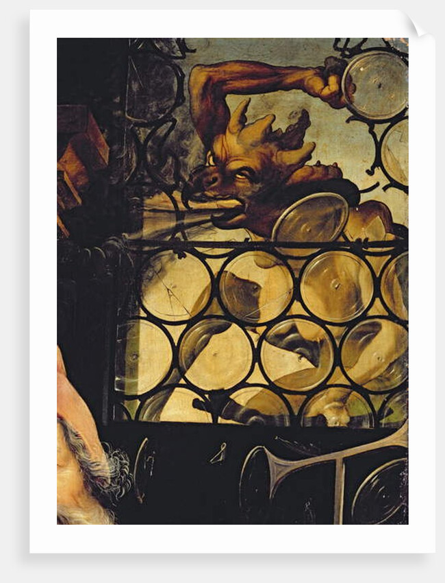 The Devil attacking the window by Matthias Grunewald
