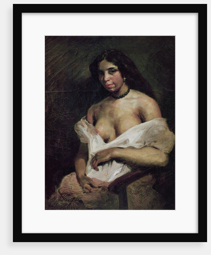 A Mulatto Woman, c.1821-24 by Ferdinand Victor Eugene Delacroix