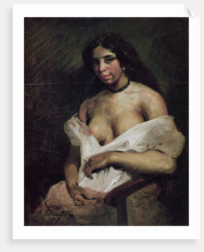 A Mulatto Woman, c.1821-24 by Ferdinand Victor Eugene Delacroix