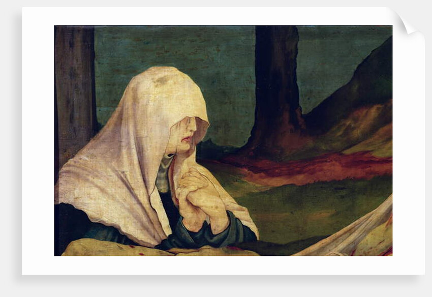 Virgin at the Entombment from the Isenheim Altarpiece, c.1512-16 by Matthias Grunewald