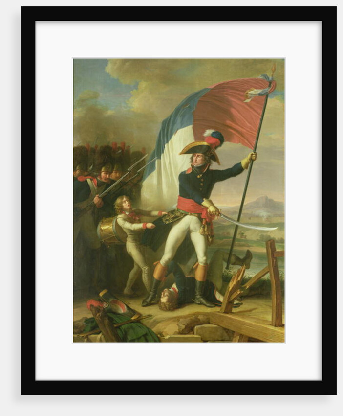 General Augereau on the Bridge at the Battle of Arcola on the 15th November 1796 by Charles Thevenin