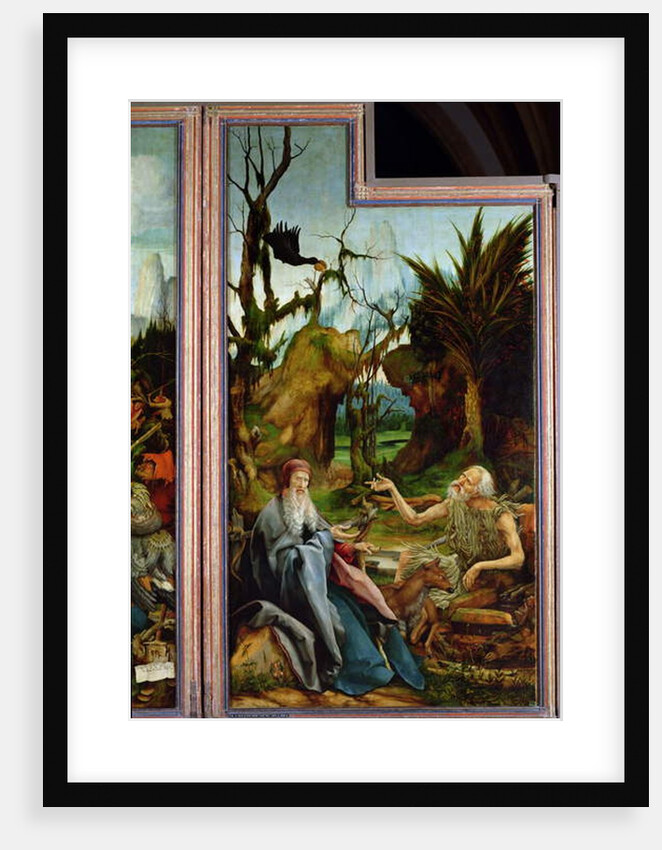 St. Anthony and St. Paul by Matthias Grunewald