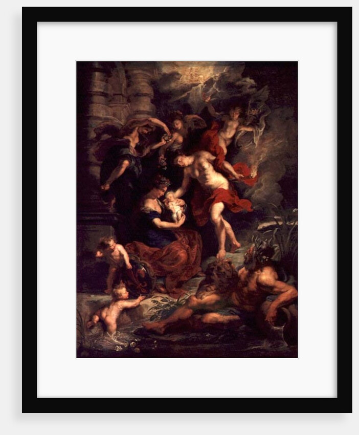 The Medici Cycle: The Birth of Marie de Medici 26th April 1573, 1621-25 by Peter Paul Rubens