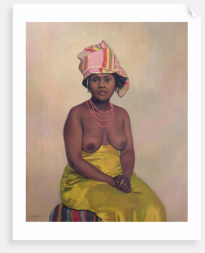 African Woman, 1910 by Felix Edouard Vallotton