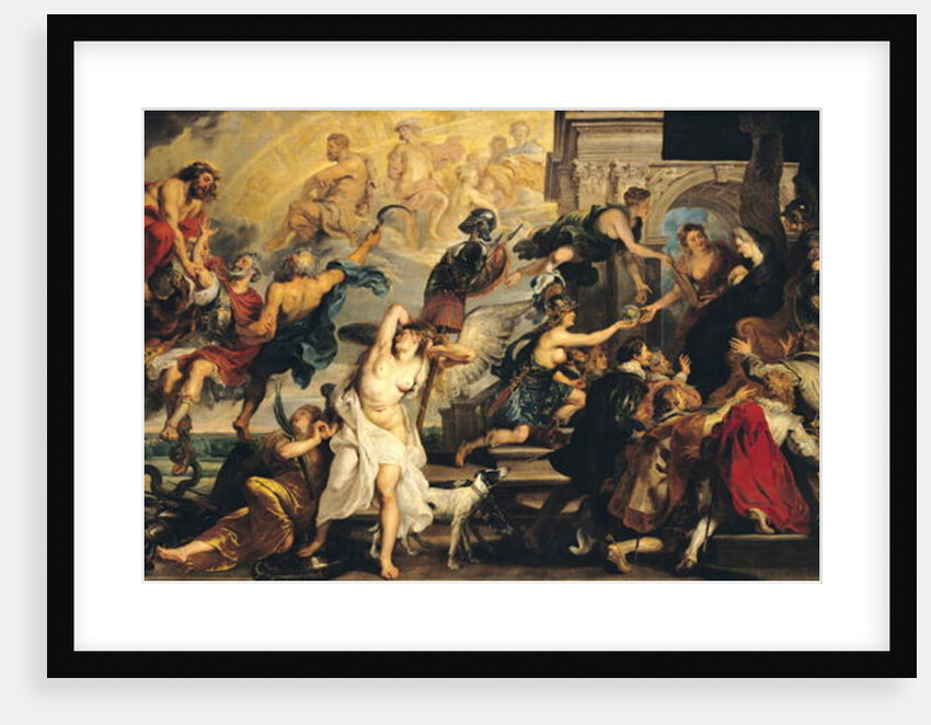 The Apotheosis of Henri IV and the Proclamation of the Regency of Marie de Medici, 1622-25 by Peter Paul Rubens