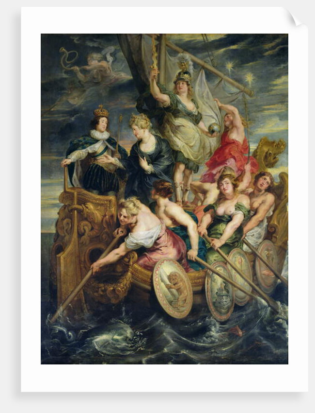 The Majority of Louis XIII 20th October 1614, 1621-25 by Peter Paul Rubens