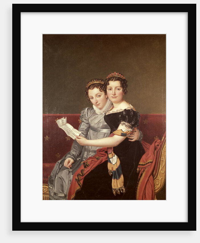 Zenaide and Charlotte Bonaparte, 1822 by Jacques Louis David