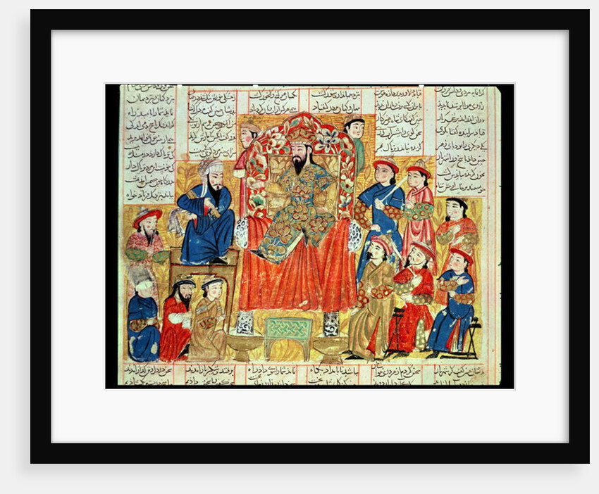 A Sultan and his Court by Persian School