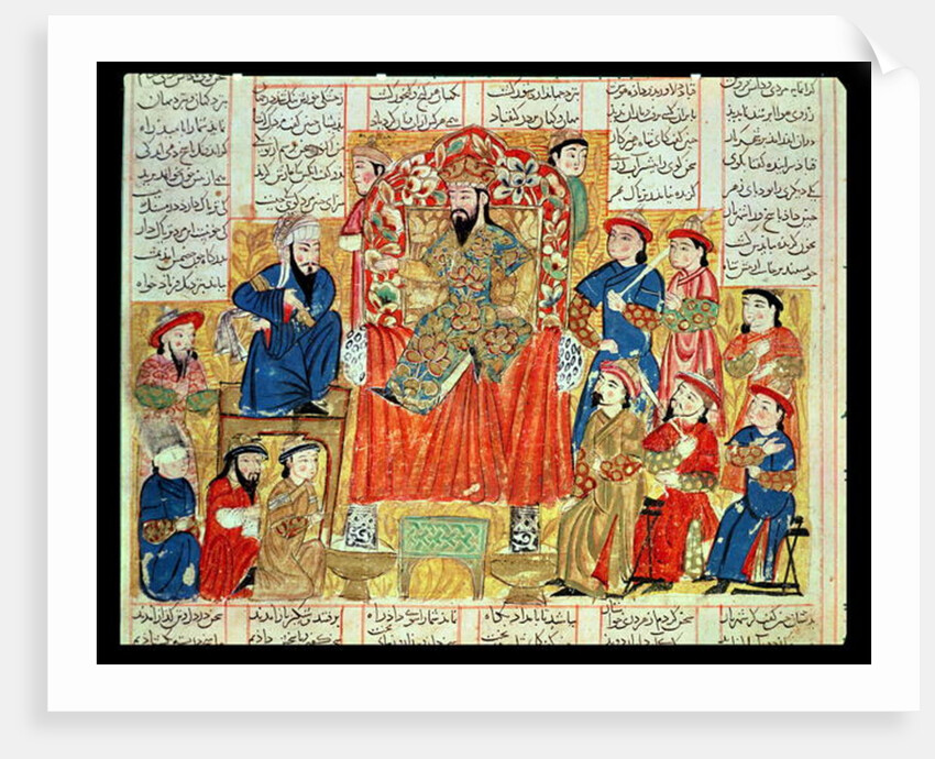 A Sultan and his Court by Persian School