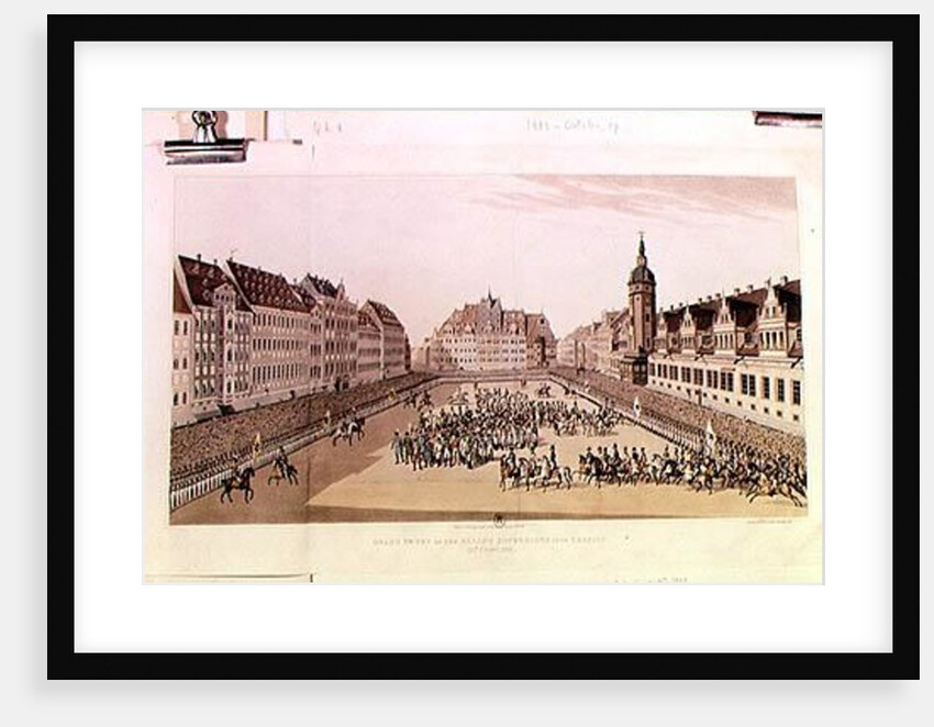 Grand Entry of the Allied Sovereigns into Leipsic, 19th October 1813, 1815 by English School