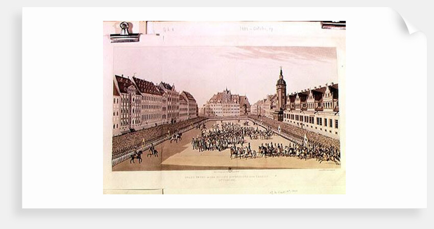 Grand Entry of the Allied Sovereigns into Leipsic, 19th October 1813, 1815 by English School