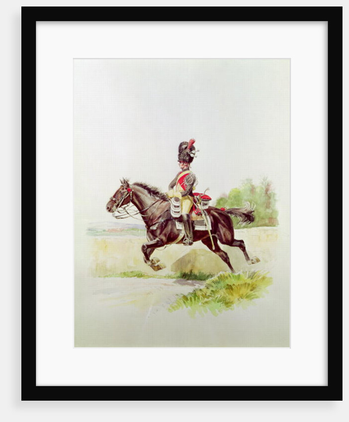 Soldier of the Imperial Guard on Horseback, 1898 by Henri Georges Jacques Chartier