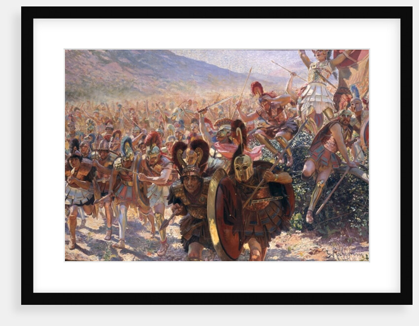 The Battle of Marathon, 1859 by Georges Marie Rochegrosse