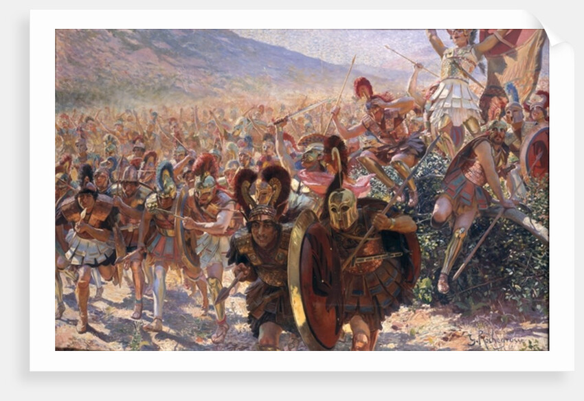 The Battle of Marathon, 1859 by Georges Marie Rochegrosse