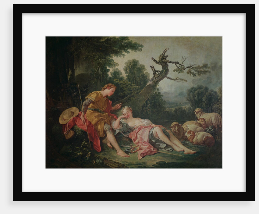 The Sleeping Shepherdess by Francois Boucher