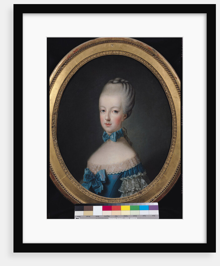 Portrait of Marie-Antoinette de Habsbourg-Lorraine after the painting by Joseph Ducreux 1770 by Jean Baptiste Charpentier