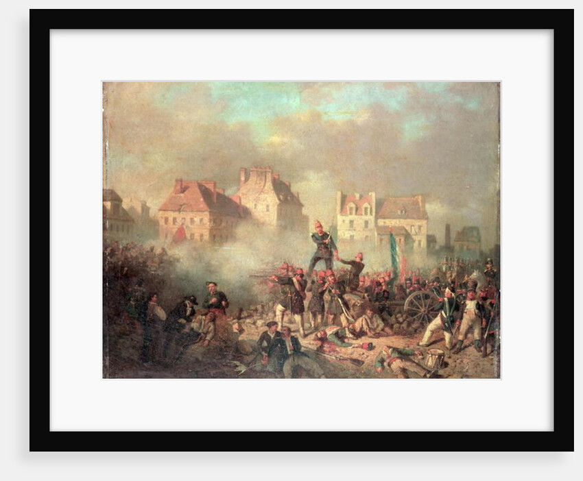 An Officer Giving the Order to Fire by Tony Francois de Bergue