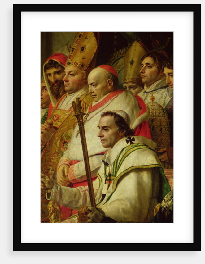 The Consecration of the Emperor Napoleon and the Coronation of the Empress Josephine by Pope Pius VII 2nd December 1804, 1807 by Jacques Louis David
