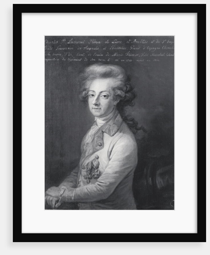 Portrait of Marshal Charles-Joseph Prince de Ligne by Edmond Leclerq