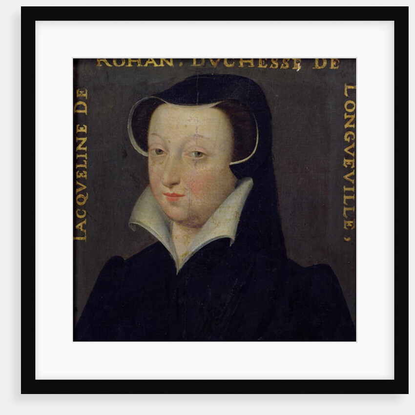 Jacqueline de Rohan, Duchesse de Longueville by Francois Clouet