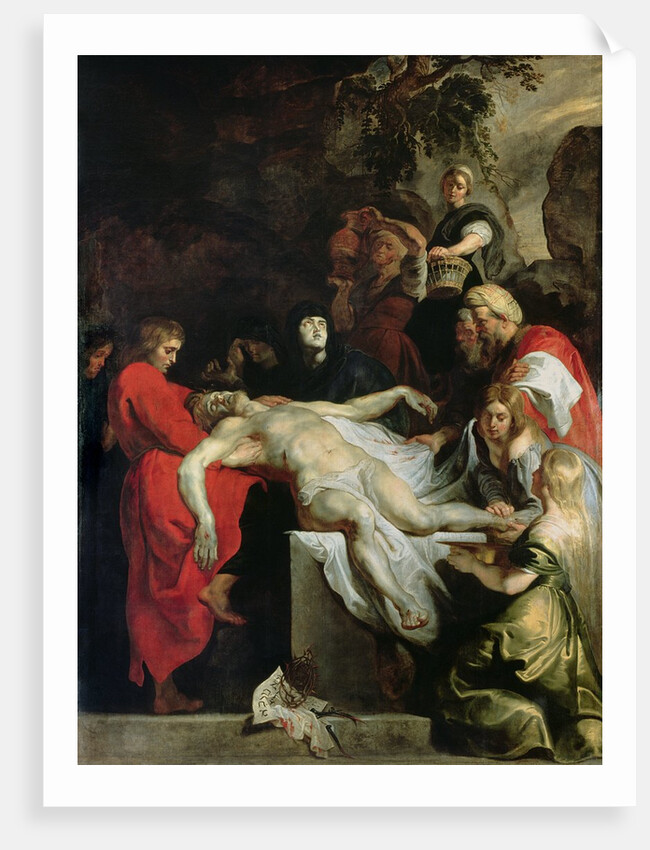 The Entombment of Jesus Christ by Peter Paul Rubens