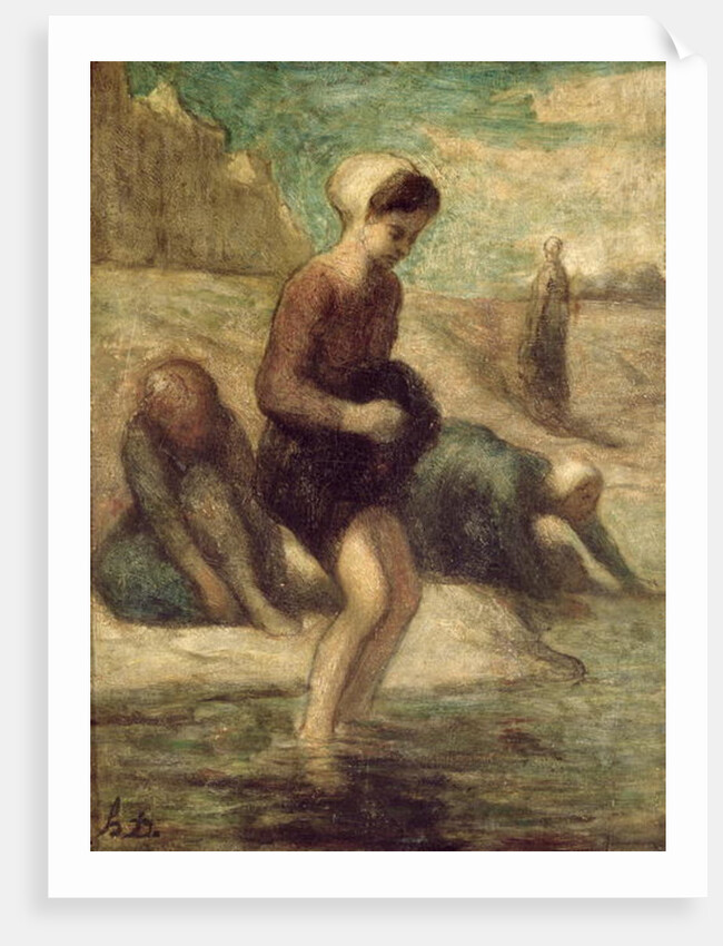 At the Water's Edge, c.1849-53 by Honore Daumier