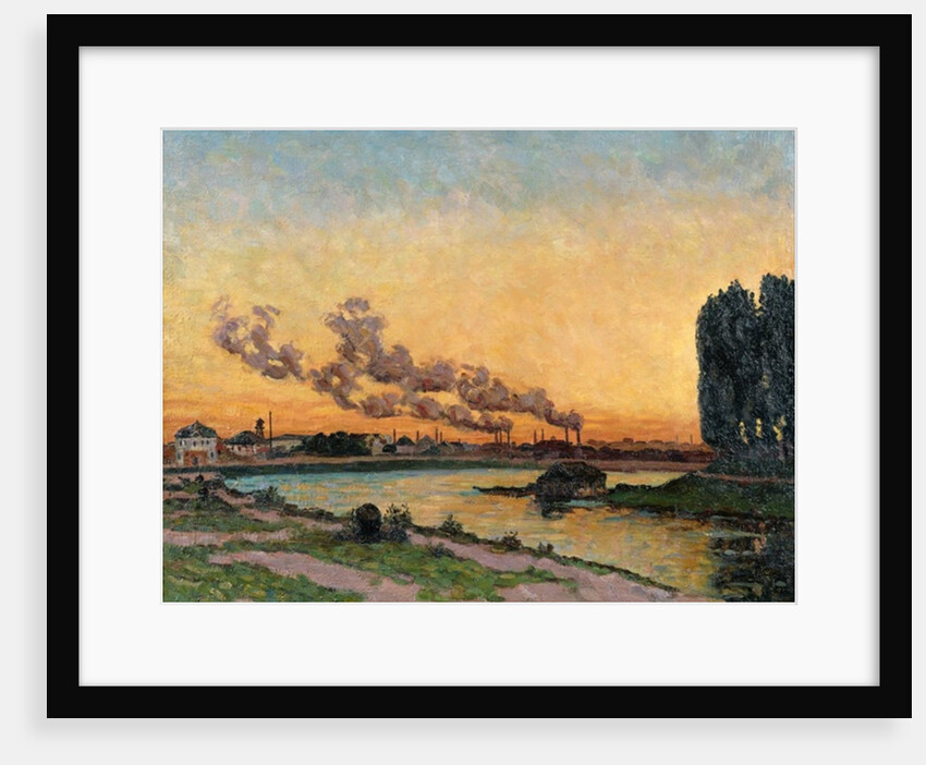 Setting Sun at Ivry, c.1872-73 by Jean Baptiste Armand Guillaumin